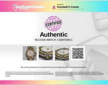 Load image into Gallery viewer, Authentic Bulova Women's Silver-Tone Gold-Tone Watch