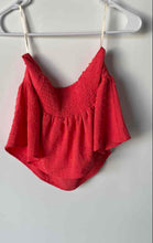 Load image into Gallery viewer, Forever 21 Womens Orange Strapless Pullover Cropped Blouse Top Size Medium