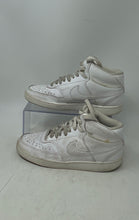 Load image into Gallery viewer, Nike Womens Court Vision Mid White Lace-Up Sneaker Shoes Size 6.5