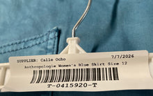Load image into Gallery viewer, Anthropologie Pilcro And The Letterpress Womens Blue Pencil Skirt Size 12 W/ Tag