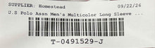 Load image into Gallery viewer, U.S. Polo Assn. Mens Multicolor Colorblock Long Sleeve Pullover Sweater Size M