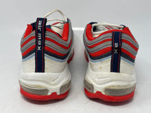 Load image into Gallery viewer, Authentic Nike Mens Air Max 97 Red White Blue Sneaker Shoes Size 11 Damaged