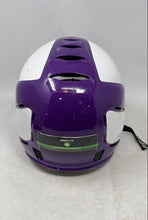 Load image into Gallery viewer, Rip It Vision Pro White And Purple Softball Batting Helmet Size M/L
