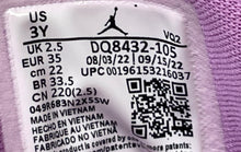 Load image into Gallery viewer, Nike Kids Air Jordan Jumpman Two DQ8432 White Purple Black Sneaker Shoes Size 3Y