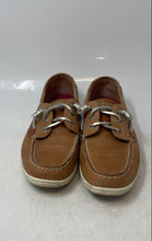 Load image into Gallery viewer, Sperry Womens STS86822 Beige Leather Moc Toe Slip-On Boat Shoes Size 8.5