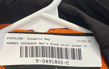 Load image into Gallery viewer, Armani Exchange Mens Black Long Sleeve Notch Lapel Utility Pocket Jacket Size L