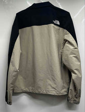 Load image into Gallery viewer, The North Face Mens Khaki Black Colorblock TNF Easy Wind Track Jacket Size S