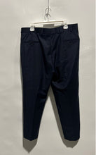Load image into Gallery viewer, Brooks Brothers Mens Blue Striped Flat Front Straight Leg Dress Pants Size 42/37