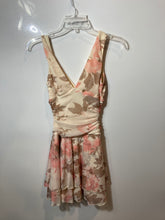 Load image into Gallery viewer, Altar'd State Womens Pink Floral Sleeveless Side Ruched Mini Dress Sz XXS W/ Tag