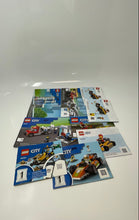 Load image into Gallery viewer, Lot Of 9 Pcs Assorted Lego City Building Toy Instruction Manuals Booklets
