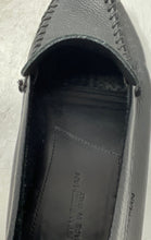 Load image into Gallery viewer, Stuart Weitzman Mens Black Leather Slip-On Moc Toe Loafer Shoes Size 9 M