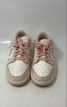 Load image into Gallery viewer, Nike Womens Dunk Low White Pink Leather Lace-Up Low Top Sneaker Shoes Size 9