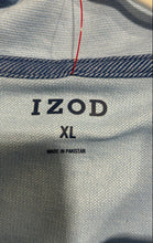 Load image into Gallery viewer, Izod Mens Blue Long Sleeve Mock Neck Quarter-Zip Pullover Sweater Size XL