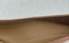 Load image into Gallery viewer, Authentic Salvatore Ferragamo Womens Beige Block Pump Heels Size 6M Worn Stained