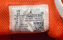 Load image into Gallery viewer, Nike Kids Air Jordan 1 Mid SE DM4229-800 Electro Orange Sneaker Shoes Size 1Y
