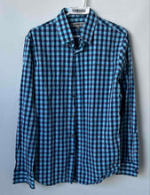 Load image into Gallery viewer, Express Mens Multicolor Collared Long Sleeve Dress Shirt Size Medium