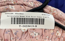 Load image into Gallery viewer, Aeropostale Womens Pink Floral Print Smocked Tiered Babydoll Mini Dress Size S