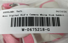 Load image into Gallery viewer, White Pink Rabbit Shaped Mini Digital Camera For Kids With Strap Not Tested