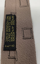 Load image into Gallery viewer, Giorgio Armani Mens Brown Keeper Loop Adjustable Pointed Tie