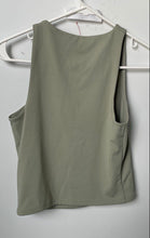 Load image into Gallery viewer, Express Womens Silver Sleeveless Round Neck Pullover Blouse Top Size M