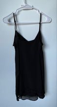 Load image into Gallery viewer, Forever 21 Womens Black Spaghetti Strap Cowl Neck Mini Dress Size Medium