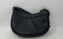 Load image into Gallery viewer, Nanette Lepore Womens Black Pebbled Leather Adjustable Strap Crossbody Purse