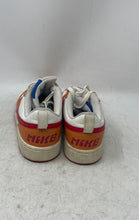 Load image into Gallery viewer, Nike Kids Court Borough Low 2 DJ6163-107 White Orange Sneaker Shoes Size 6