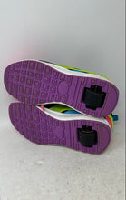 Load image into Gallery viewer, Heelys Kids Force Black Pink Green Lace-Up Roller Skate Shoes Size Y 7 W 8