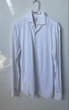 Load image into Gallery viewer, Boggi Milano Mens White Long Sleeve Easy Formal Custom Fit Button-Up Shirt Sz M