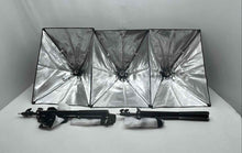 Load image into Gallery viewer, Kshioe Black Silver Lighting Kit Studio Equipment With Accessories Not Tested