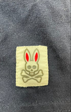 Load image into Gallery viewer, Psycho Bunny Mens Dark Blue Graphic Print Short Sleeve Pullover T-Shirt Size 5