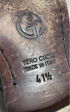 Load image into Gallery viewer, Authentic Giorgio Armani Mens Dark Brown Leather Derby Dress Shoes Size EU 41.5