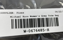 Load image into Gallery viewer, Michael Kors Womens Gray Double Handle Shoulder Tote Handbag