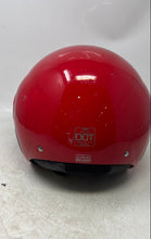 Load image into Gallery viewer, MMG Mens KY-203 Red DOT Certified Open-Face Motorcycle Helmet Size Large