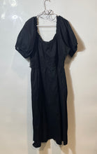 Load image into Gallery viewer, Old Navy Womens Black Cotton Puff Sleeve A-Line Dress Size XXL With Tag