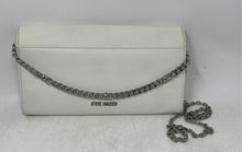 Load image into Gallery viewer, Steve Madden Womens White Silver Inner Pockets Chain Strap Crossbody Bag