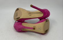 Load image into Gallery viewer, Michael Kors Womens Jordyn Pink Suede Ankle Strap Platform Sandals Size 7M