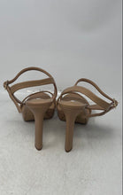 Load image into Gallery viewer, Gianni Bini Womens Lillet Beige Leather Open Toe Buckle Platform Heels Size 10M