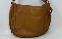 Load image into Gallery viewer, Michael Kors Womens Julia Brown Leather Inner Pocket Zipper Hobo Handbag