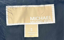 Load image into Gallery viewer, Michael Kors Womens Black Faux Mink Fur Open Front Vest Jacket Size S