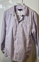 Load image into Gallery viewer, G By Guess Mens Purple Printed Long Sleeve Collared Button-Up Shirt Size L