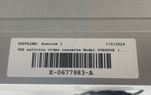 Load image into Gallery viewer, Sylvania DVR90VE Silver VHS DVD Recorder/Video Cassette Recorder Not Tested