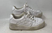 Load image into Gallery viewer, GBG Los Angeles Womens Morla 2 White Leather Lace-Up Sneaker Shoes Size 8M