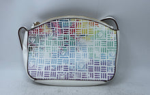 Load image into Gallery viewer, Anne Klein Womens Multicolor Geometric Inner Pockets Zipper Crossbody Bag