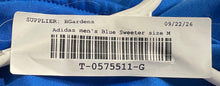 Load image into Gallery viewer, Adidas Mens Climalite Blue Long Sleeve Full-Zip Activewear Track Jacket Size M