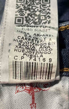 Load image into Gallery viewer, True Religion Womens Blue Denim Dark Wash Frayed Hem Skinny Leg Jeans Size 24