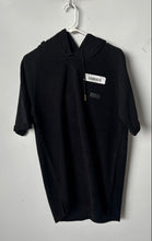 Load image into Gallery viewer, Fly Supply Mens Black Cotton Short Sleeve Pullover Hoodie Size Medium