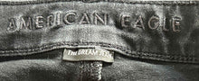Load image into Gallery viewer, American Eagle Outfitters Womens Black Dark Wash Denim Skinny Leg Jeans Size 8