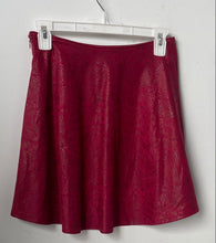 Load image into Gallery viewer, Guess Womens Red Animal Print Side Zip Stretch A-Line Skirt Size 2