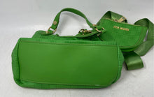 Load image into Gallery viewer, Steve Madden Womens Green Embossed Monogram Zip Top Shoulder Handbag And Wallet